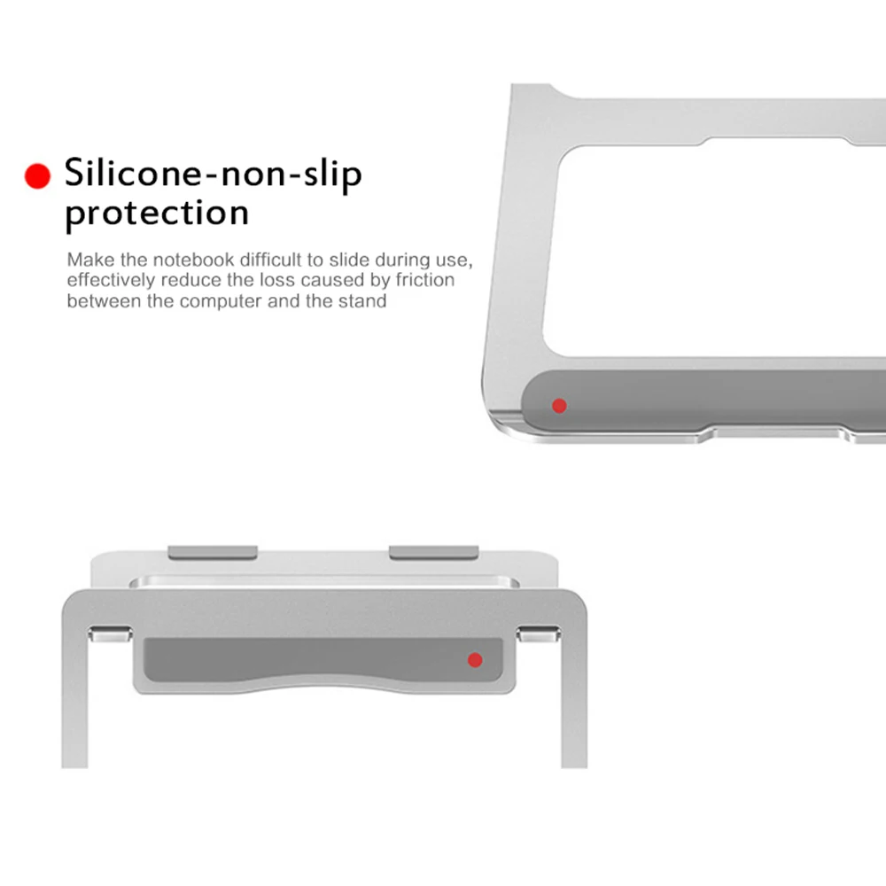 

Laptop Cooling Stand Notebook Laptop Folding Holder Aluminum Alloy Adjustable Computer Bracket PC Desktop Storage Holder
