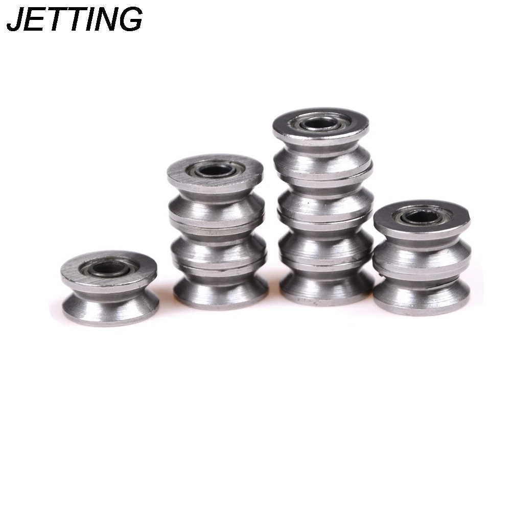 JETTING 10 шт./лот V624ZZ 4x13x6 мм V канавка из углеродистой стали с глубоким желобом