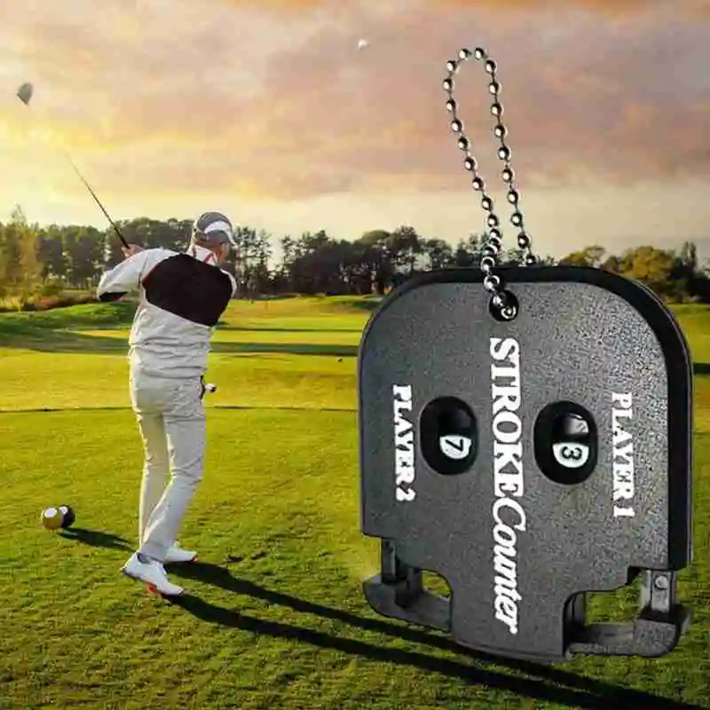 

Golf square scorecard black rubber easy to carry golf scorecard small X4U7