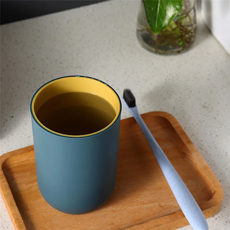 

Home Tooth Mug Brush Holder Simple Design Multifunction Washing Tooth Cup Bathroom Accessories