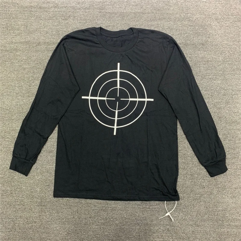 

Men Women 1:1 Best Quality 2024 Music Festival T-shirt Fashion Top Tees Long Sleeve Kanye West Chicago President T Shirt