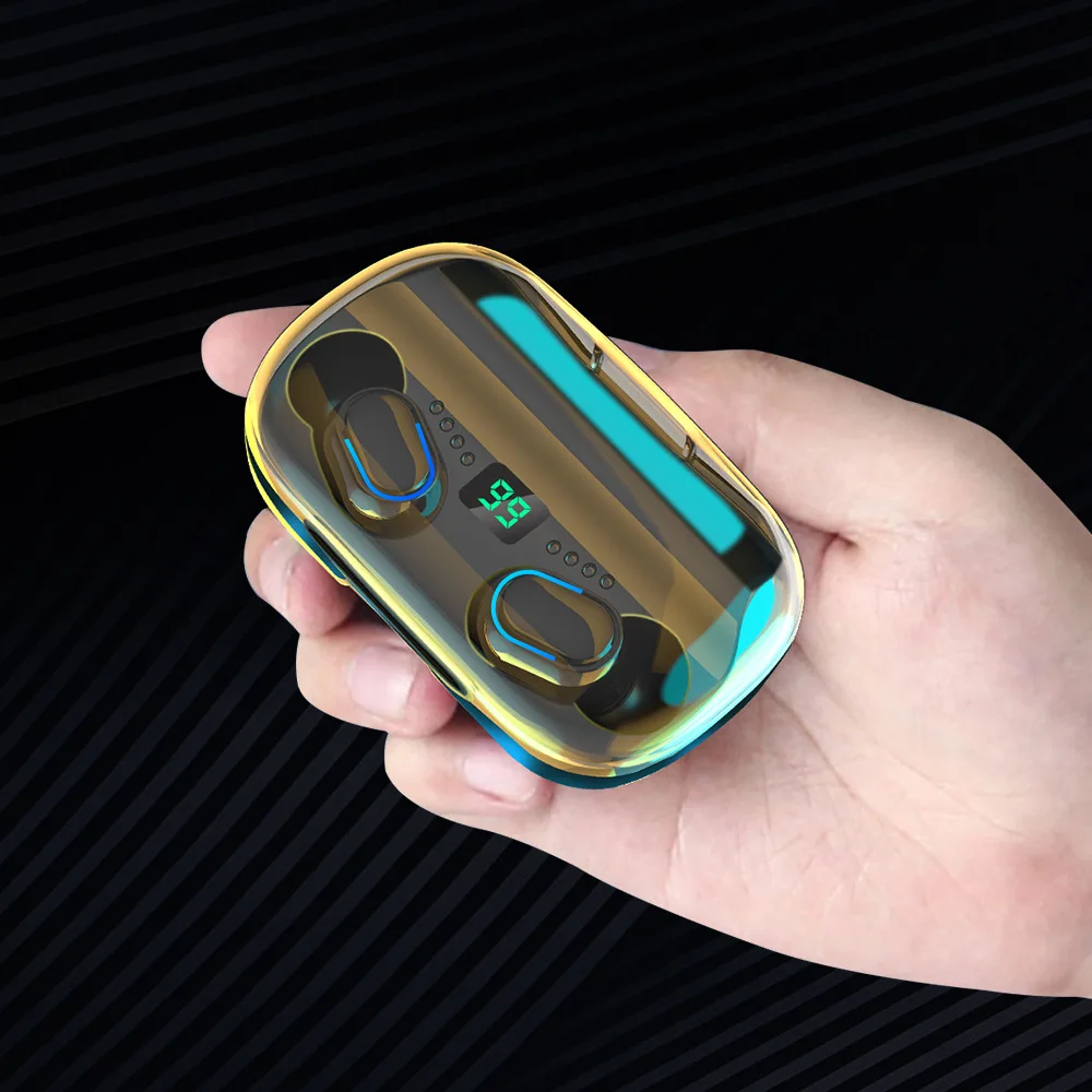 Водонепроницаемые наушники 9D Bluetooth беспроводная гарнитура стерео Hi Fi звук