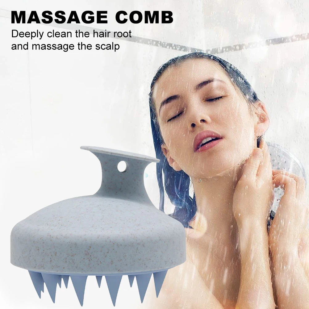 

Ручной силиконовый шампунь для кожи головы Массажная щетка для мытья душа Массажер для волос Чистящая Щетка для ванны душа щетка для мытья ...