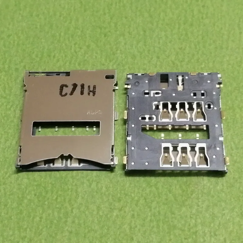 

2PCS Sim Card Reader Holder Tray Slot Connector For Sony Xperia Z L36 L36H LT36 C6602 C6603 SO-02E Tablet Z SGP311/312 SGP341