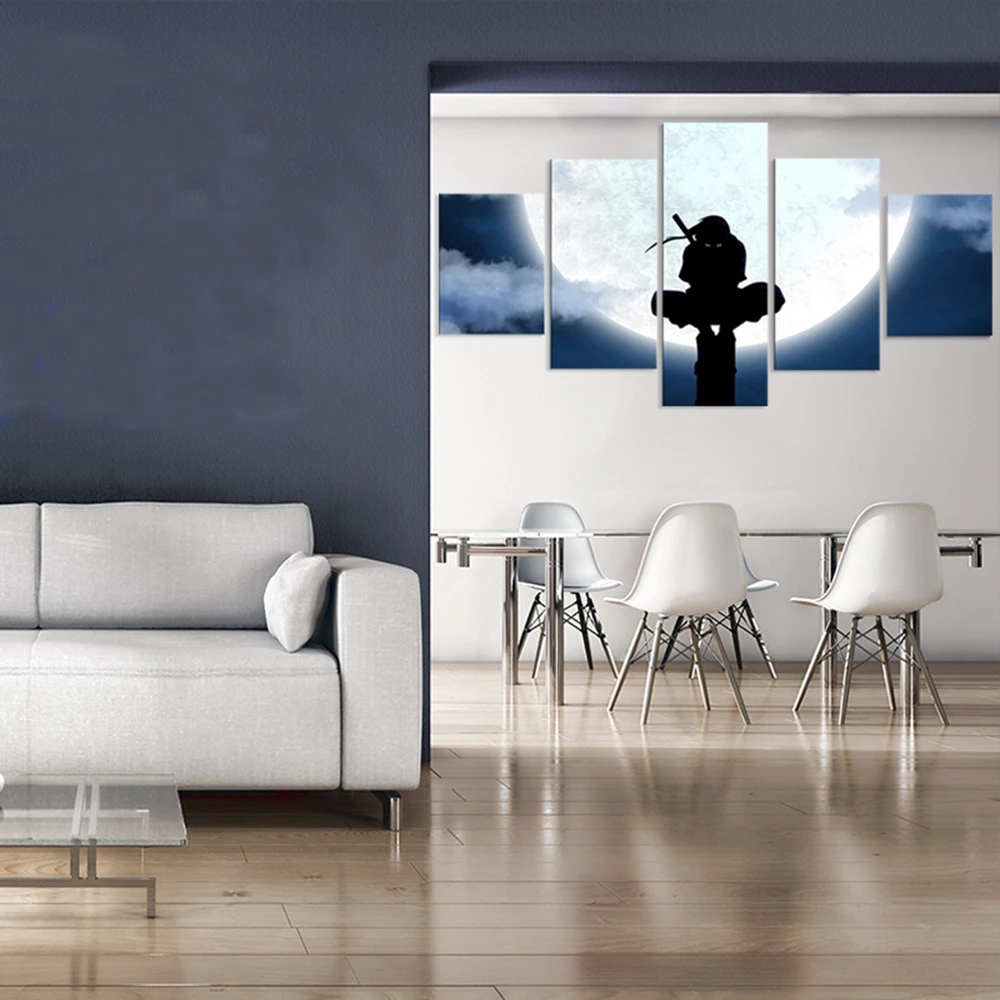 Холст без рамки 5 шт. японское аниме Манга настенные плакаты картины HD Домашний