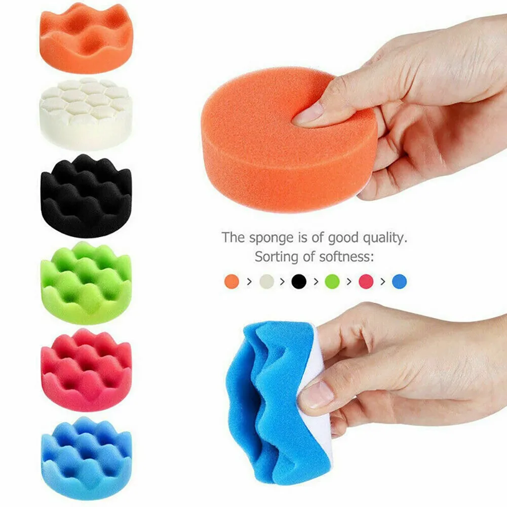 

Polisher Car Polishing Pad Roundness Soft Sponge Trim Useful Accessories