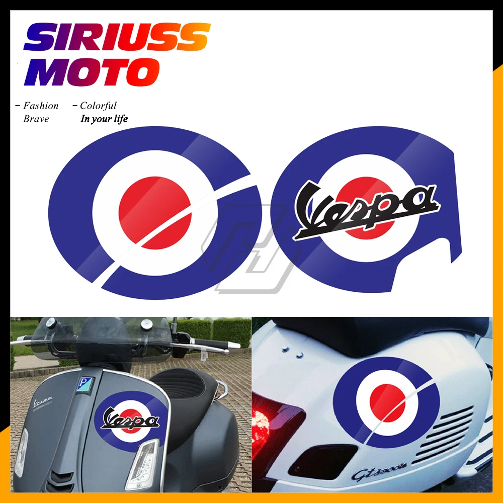 

Наклейка для мотоцикла № 6, чехол для Piaggio Vespa Series II Sei days GTS 300 Super