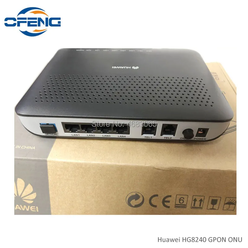 

Оптоволоконный терминал gpon huawei hg8240 4FE + 2 кастрюли, низкая цена, совместимый с huawei MA5680T olt