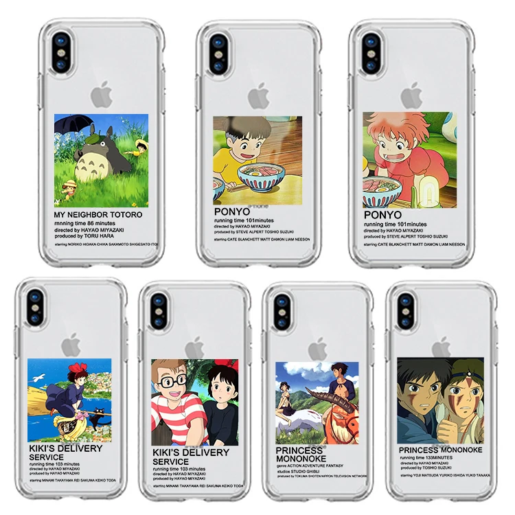 Милый мягкий чехол с рисунком Тоторо из аниме Унесенные призраками для iphone 6/6s 7 / 8