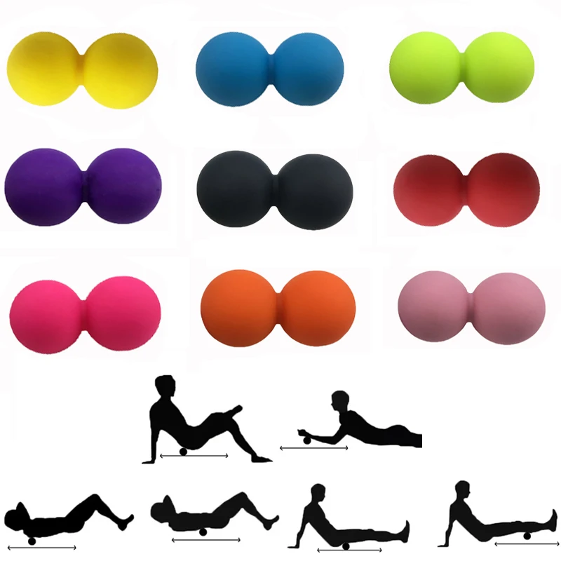 

Силиконовый мяч для снятия боли, 63 мм, для массажа всего тела, йоги, арахиса, массажный мяч, фитнес
