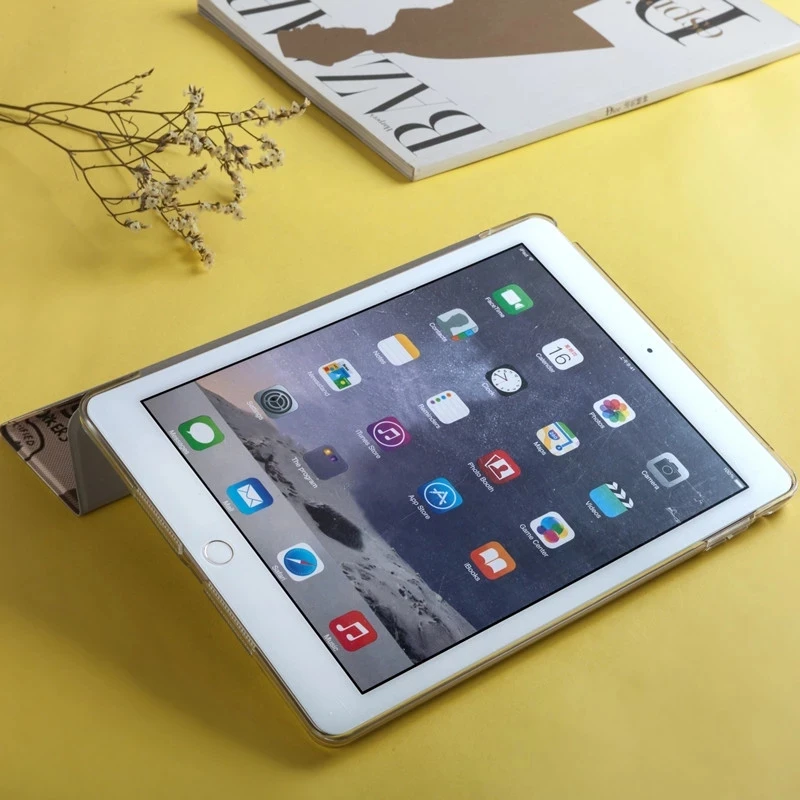 Из искусственной кожи чехол с героями мультфильмов Чехол для iPad 9 7 2017 mini 12345 Funda