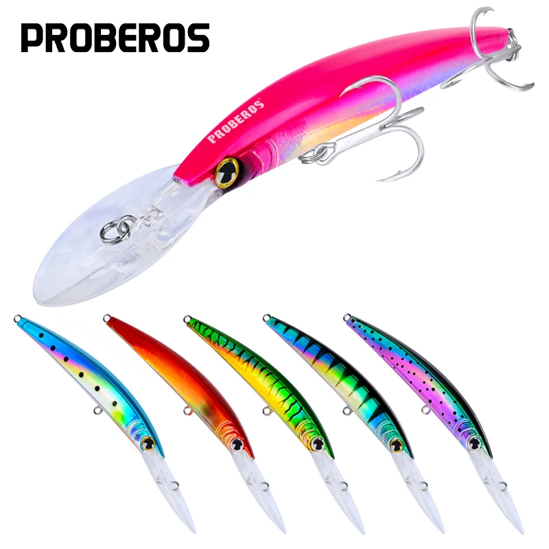 PROBEROS приманка в виде гольяна 10 шт./лот для рыбной ловли цветов 7 дюймов 17 78 см/0 963