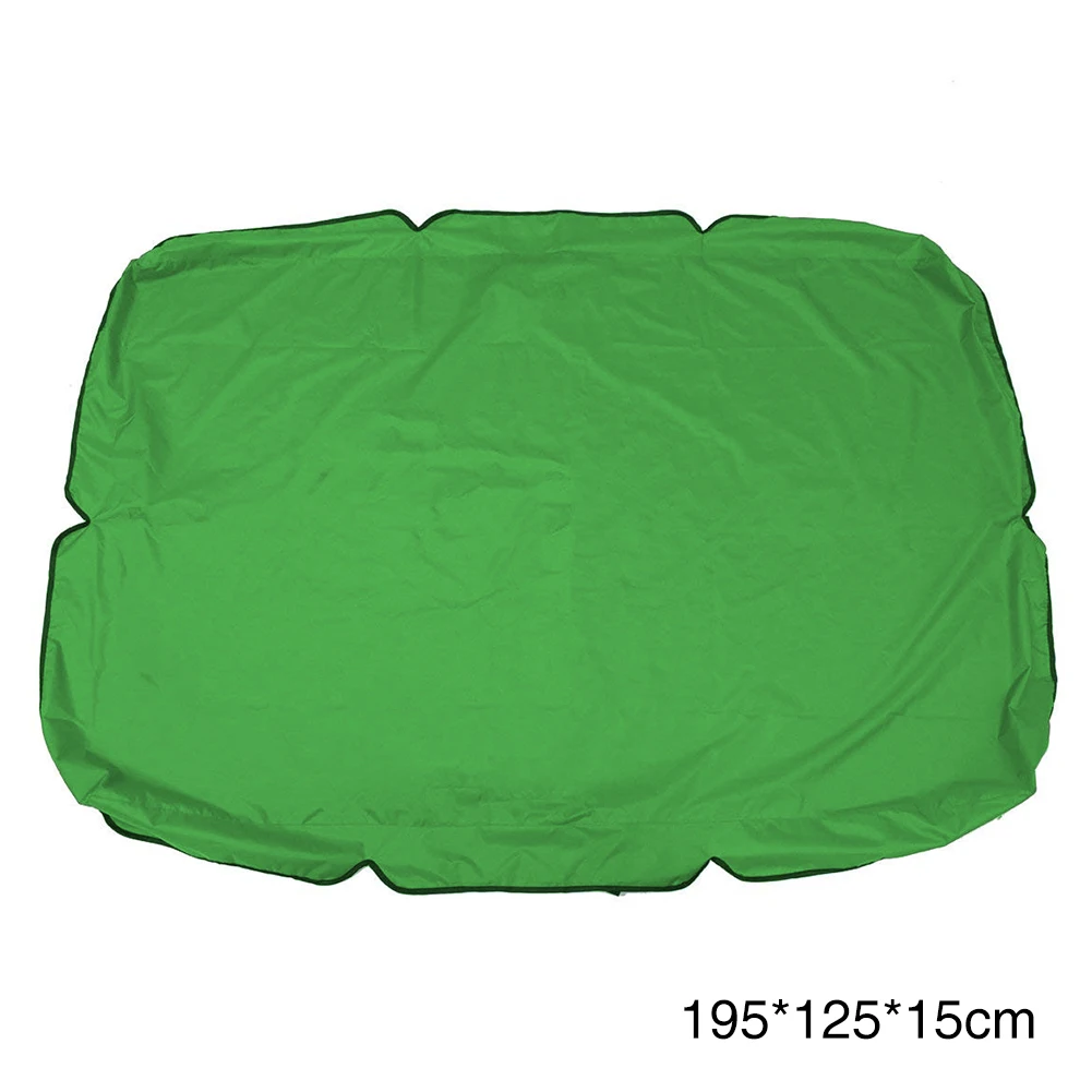 Green 195x125x15cm Замена качели закрывающий полог топ домашний водонепроницаемый тент износостойкий садовый пылезащитный стул - Цвет: Green 195x125x15cm