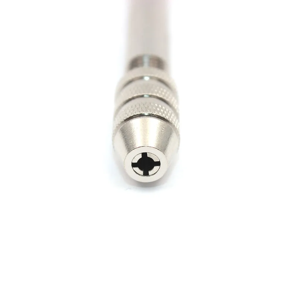 

Micro Hand Drill Chuck & 20pcs 0.3-1.6mm Drill Bit Jewelry Craft DIY Tool Set Small Aluminum Alloy Round Head Hand Drill