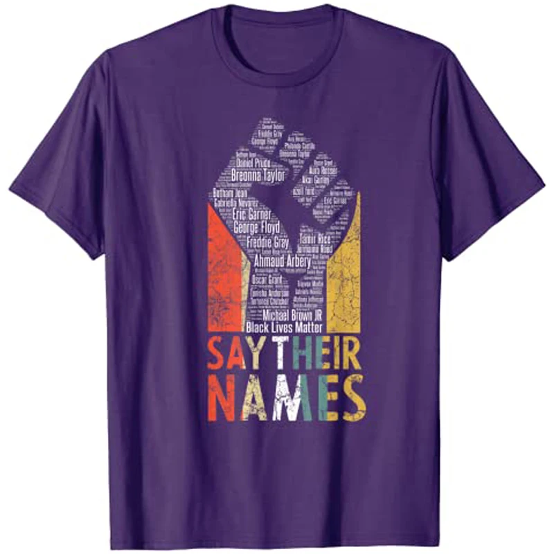 

Black living material summer men's personalized street fashion creative print breathable cotton elastic casual crew neck T-shirt