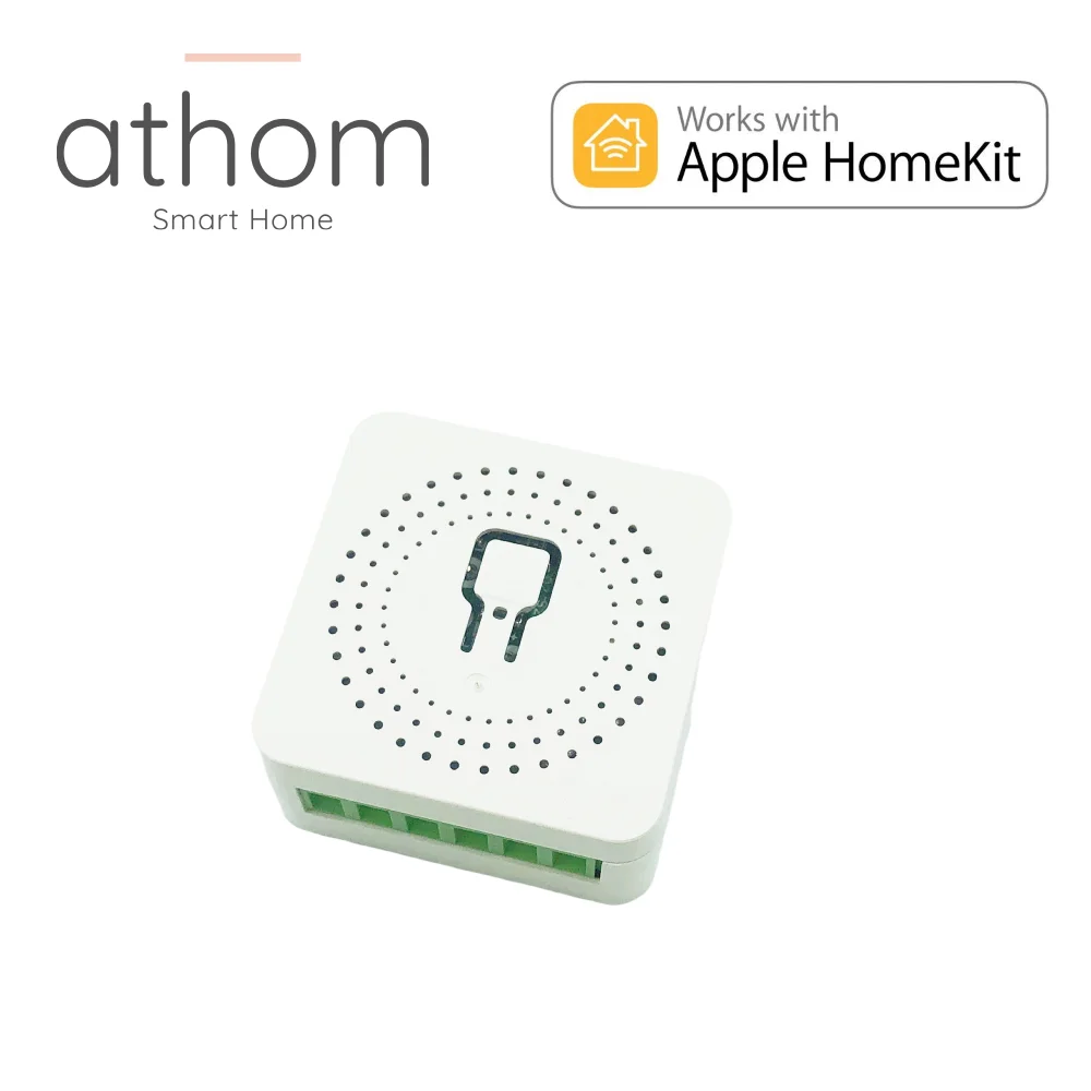 

ATHOM Homekit Mini DIY WiFi Relay Module 3-Way Siri Voice Control 16A Smart Wall Switch