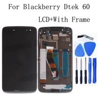 5 55 for blackberry dtek60 lcd display touch screen with frame digitizer assembly phone parts repair kit for blackberry dtek 60