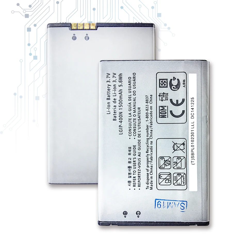 Запасная батарея для LG OPTIMUS M/C/U/V/T/S/1 VM670 LS670 MS690 P503 P500 P520 P505 P509 LGIP 400N с Трек