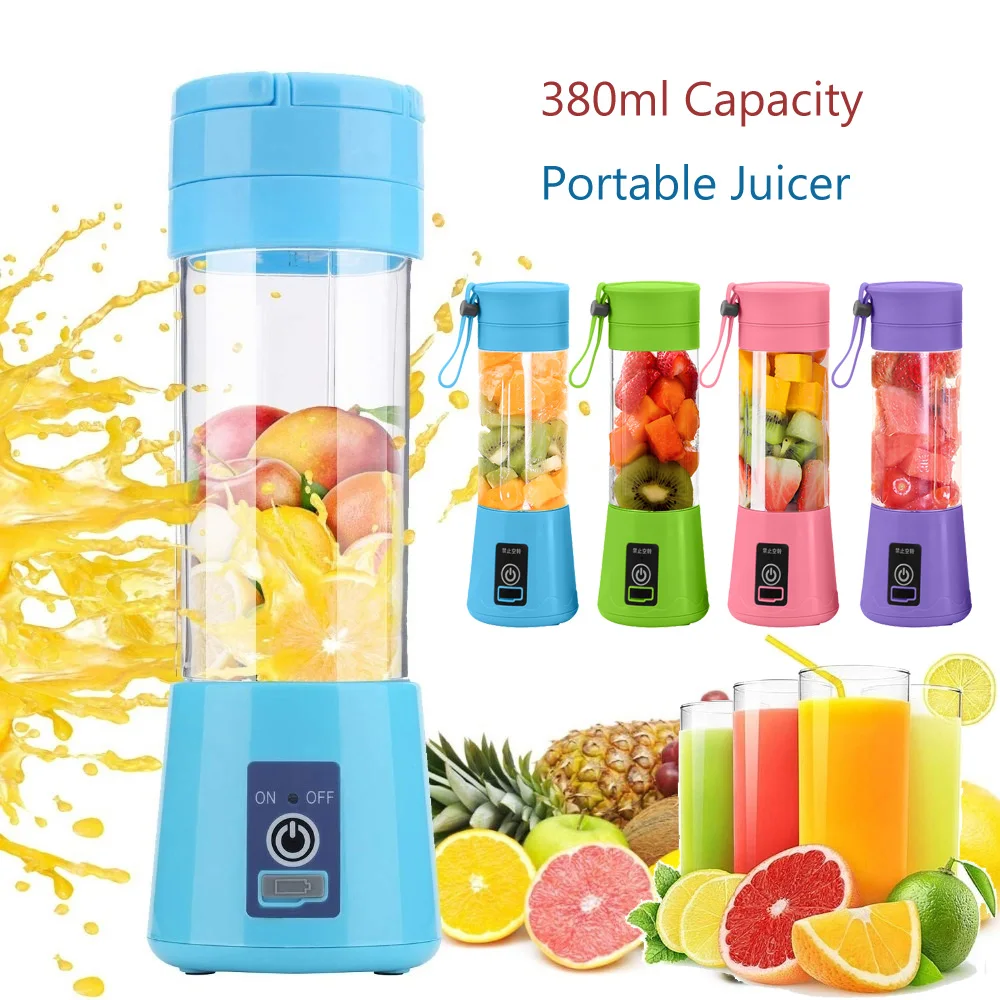 380 мл портативный блендер для сока USB соковыжималка чашка Многофункциональный