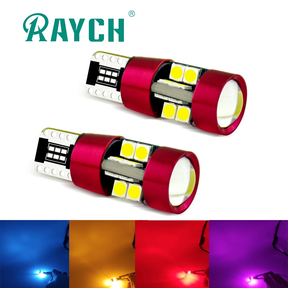 

2 PCS LED Car Bulbs T10 W5W 194 147 152 175 Car Dome Light Car Parking Lamp Ice Blue Orange Purple White Color Canbus