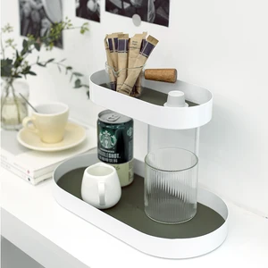 Белый стеллаж для хранения SWEETGO 1 шт. металлический Железный с кожаным ковриком держатель для всякой всячины столовая посуда товары для вечеринки домашний декор для ванной комнаты