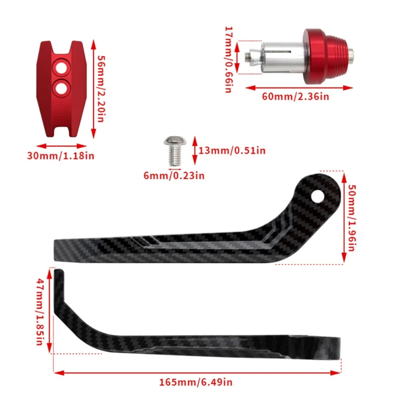 

G99F Universal Motorcycle Handguard Brake Clutch Lever Protector Hand Guard for honda KAWASAKI DUCATI