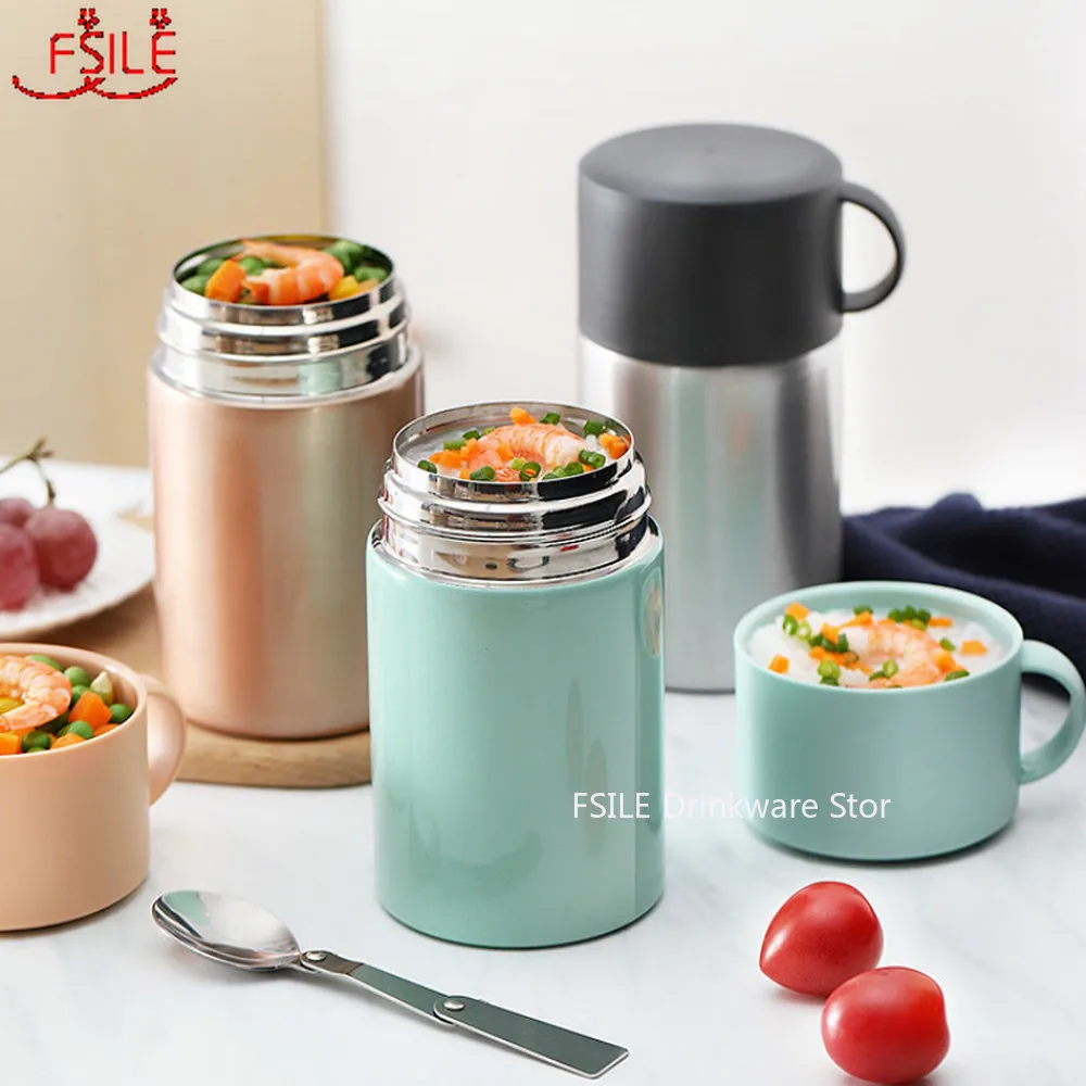 Контейнер для ланча ftear с изолированным корпусом из нержавеющей стали