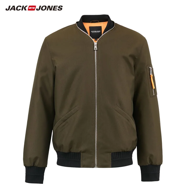 JackJones мужские бейсбольные куртки с воротником 219309512