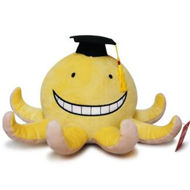 Аниме Korosensei убийца класс костюм кота-учителя мини плюшевая игрушка мягкая кукла Подарочная коллекция Мягкий PP Хлопок 15 см 2019New