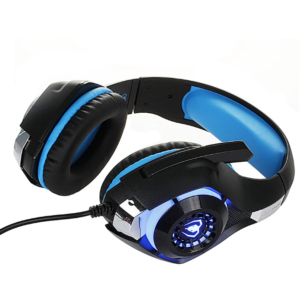 

GM-1 Stereo PS4 Gaming Headphones Deep Bass Headsets +Gaming Mice with Microphone LED Light for Phone PC Gamer XOBOX One