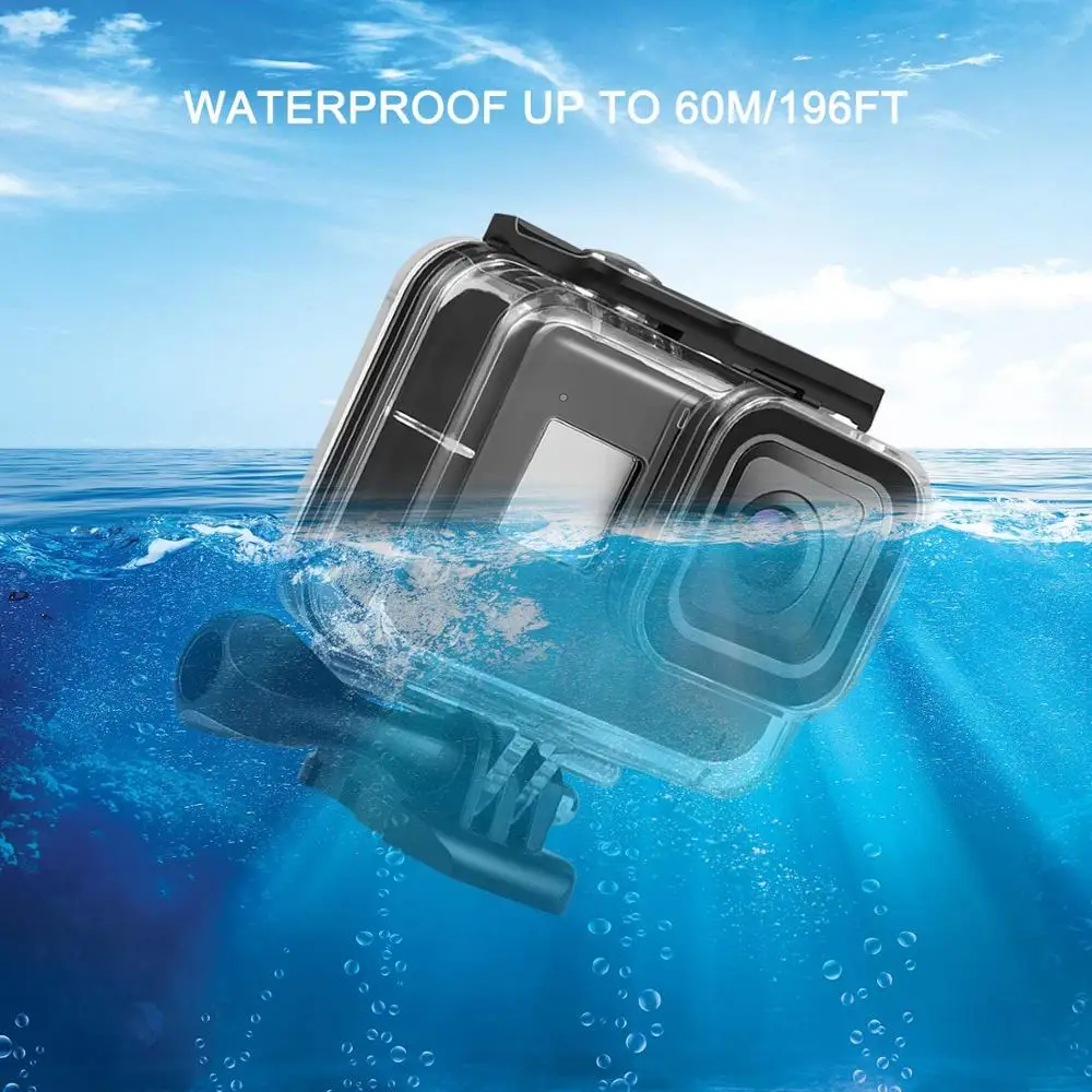 Водонепроницаемый чехол для GoPro Hero 8 защитный корпус дайвинга 60 м/19 футов экшн