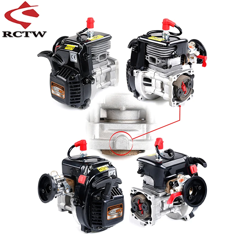 

36CC Double-ring Four-point Fixed Easy Start Engine (Walbro1191 Carburetor,NGK Spark Plug) for 1/5 HPI ROVAN KM BAJA LOSI FG