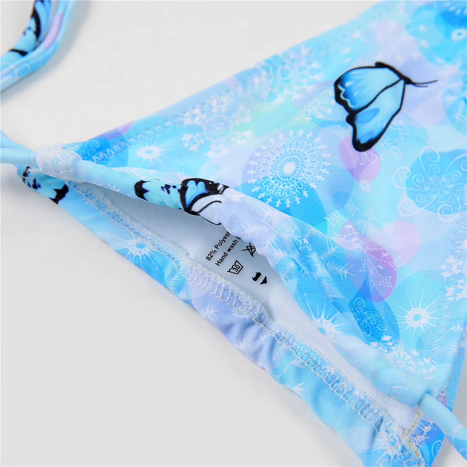 

Bikini Women Sexy Solid Push Up High Cut Lace Up Halter Bikini Set Two Piece Swimsuit Biquini 2021 Swimsuit