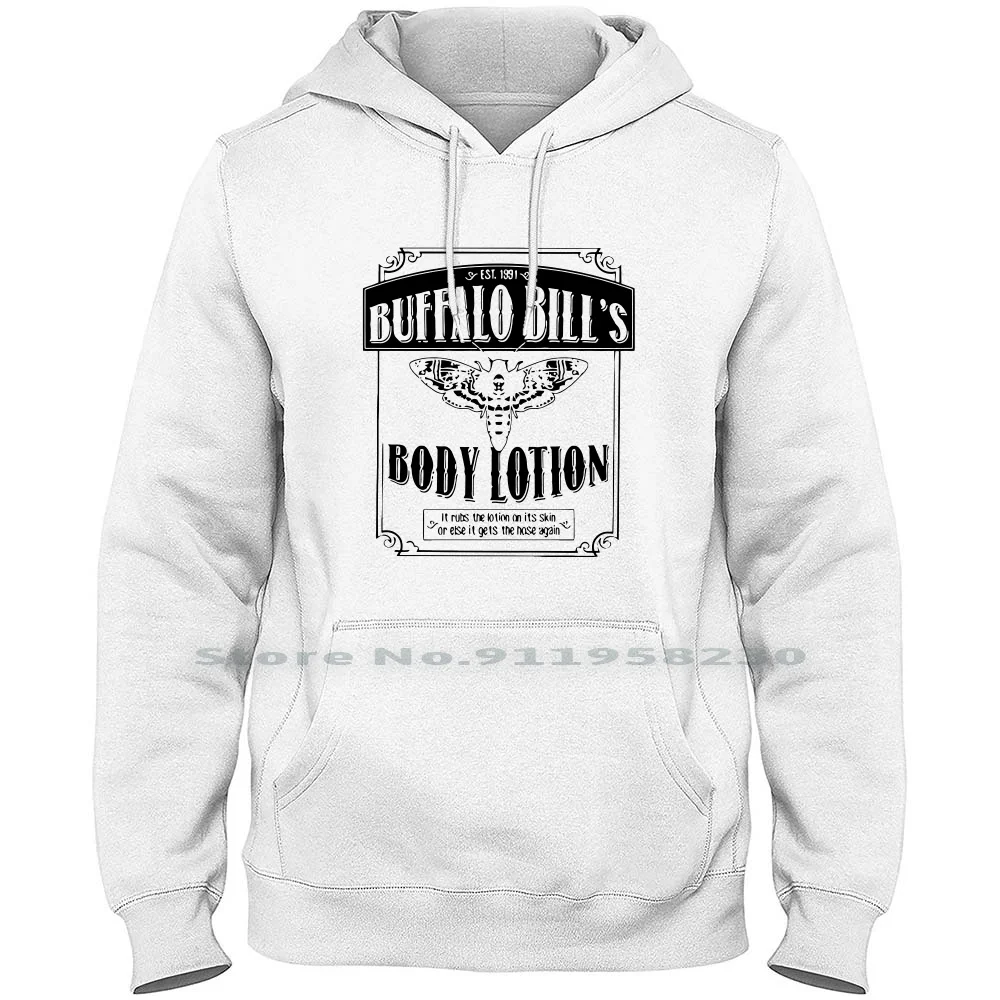 

Buffalo Bill's Body Lotion In Black Hoodie Sweater Cotton Popular Buffalo Movie Black Tage Logo Lack Geek Body Bill Ill Hot