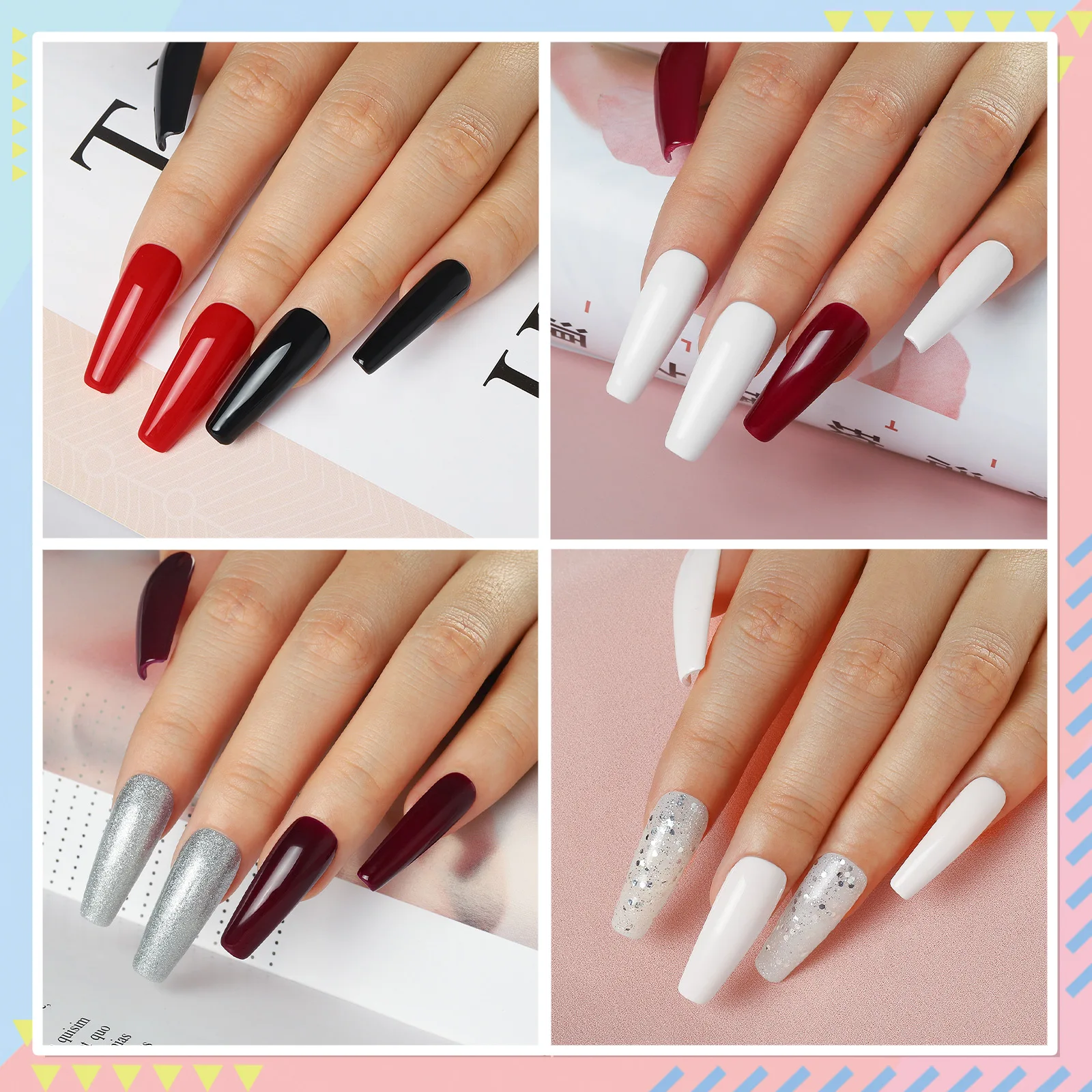 

COSCELIA Nail Gel Polish All For Manicure Set For Nails Semi-Permanent Gel Varnish Lamp For Drying Nails Professional Tool Kit