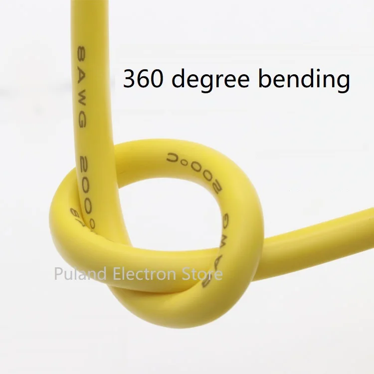 2AWG силиконовый гелевый резиновый провод OD 13 мм гибкий кабель