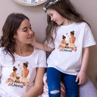 2020 fashion family look t shirt super momdaughterson print boys girls t shirt mothers day present clothes kidswoman tops