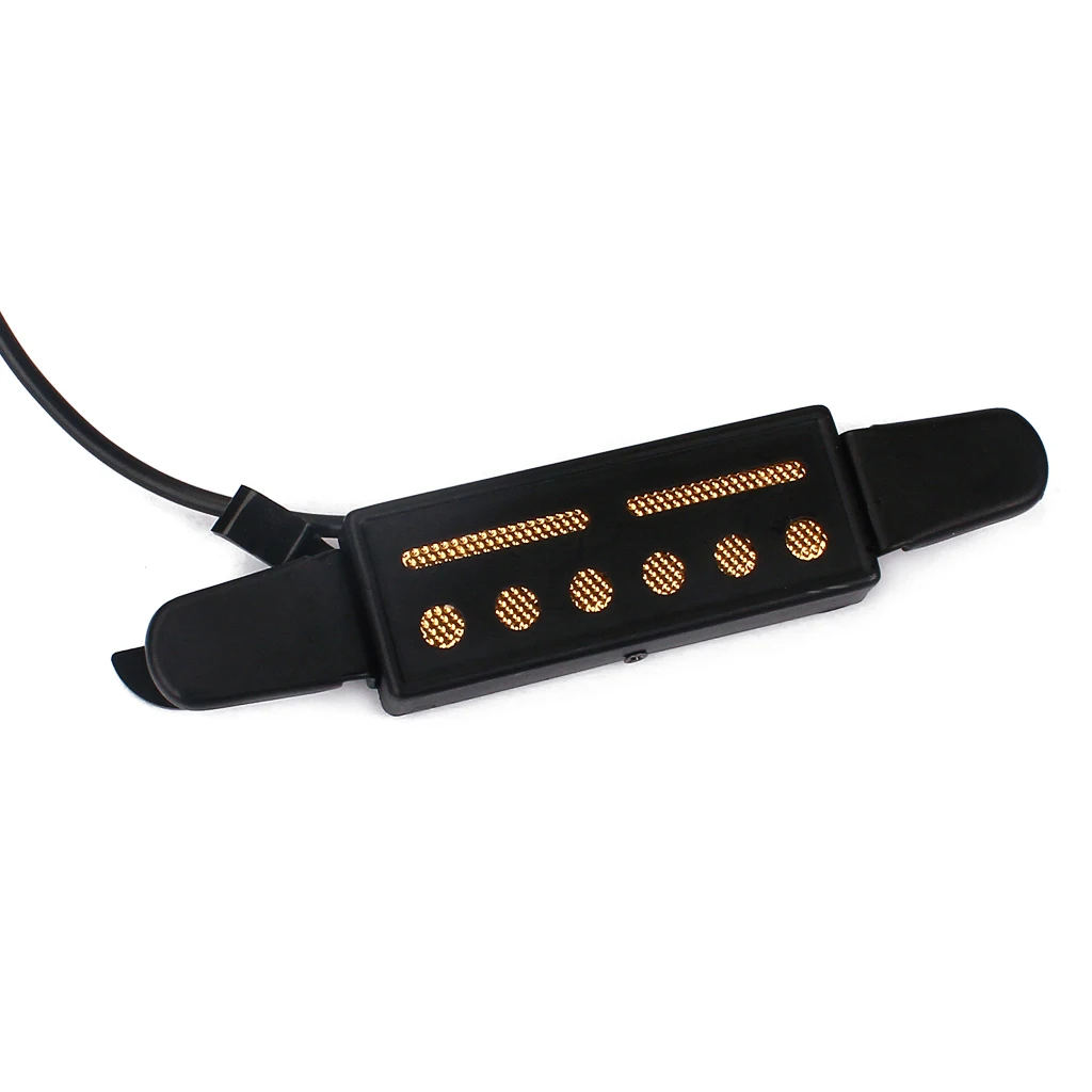 

Acoustic Guitar Accessory 6 Hole Magnetic Sound Hole Pickup w/ Audio Cable
