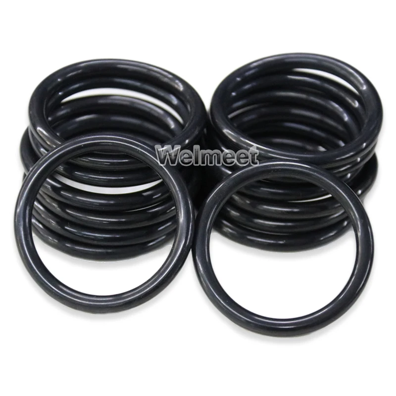 Маслостойкое уплотнительное кольцо из бутадиенового каучука 10 шт. диаметр