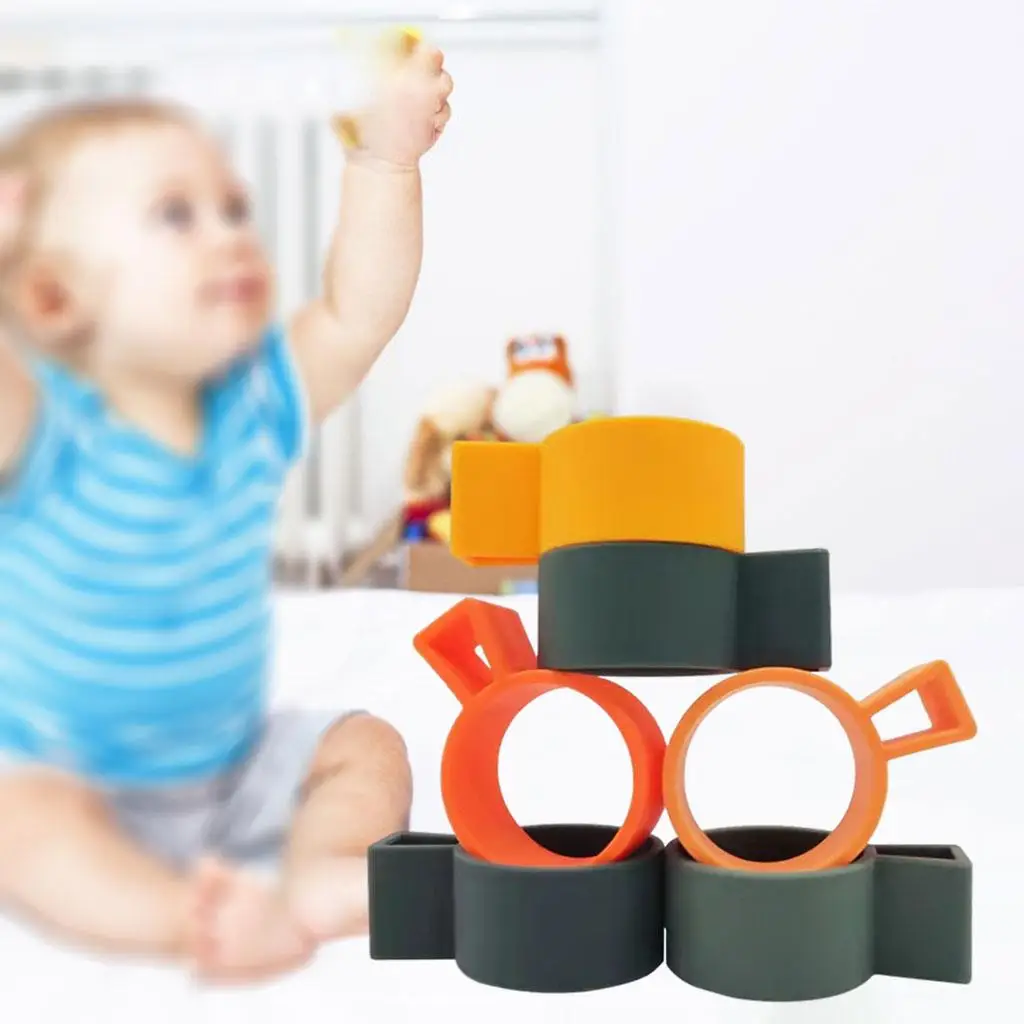 

Silicone Stacking Toys Bricks Equilibrium Game Silicone Balance Blocks for Children