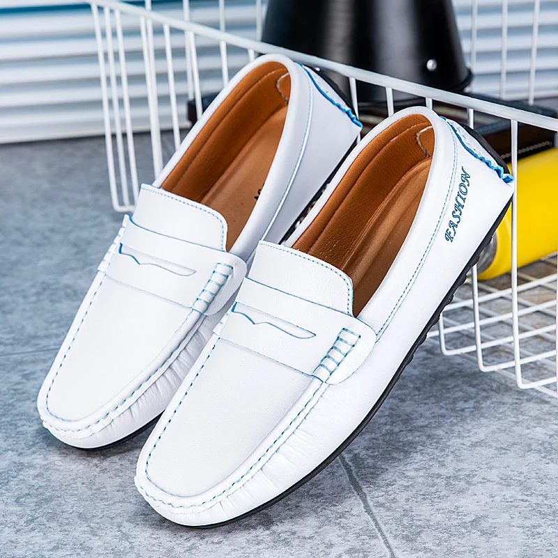 

Sapato Masculino Casual Men's Shoes Summer Casual Leather Men Man Zapatillas Genuine Sneakers For 2020 Black