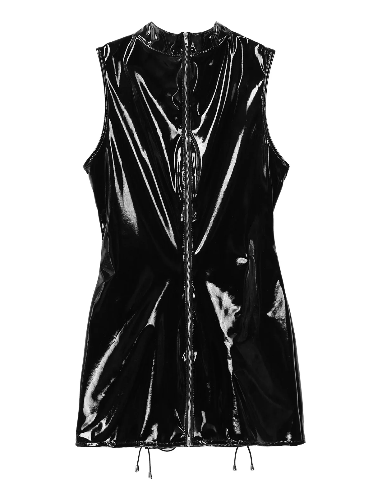 Женское Эротическое нижнее белье модное платье из кожи и латекса облегающее