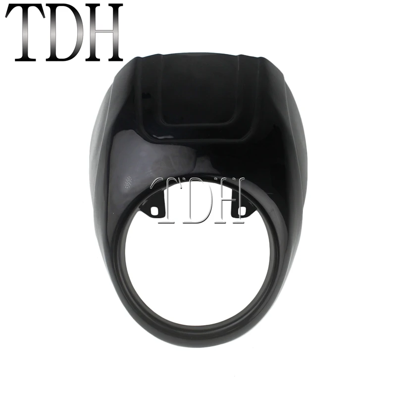 Белый/матовый черный передняя фара обтекатель Маска 5 75 &quotГоловной фонарь маска