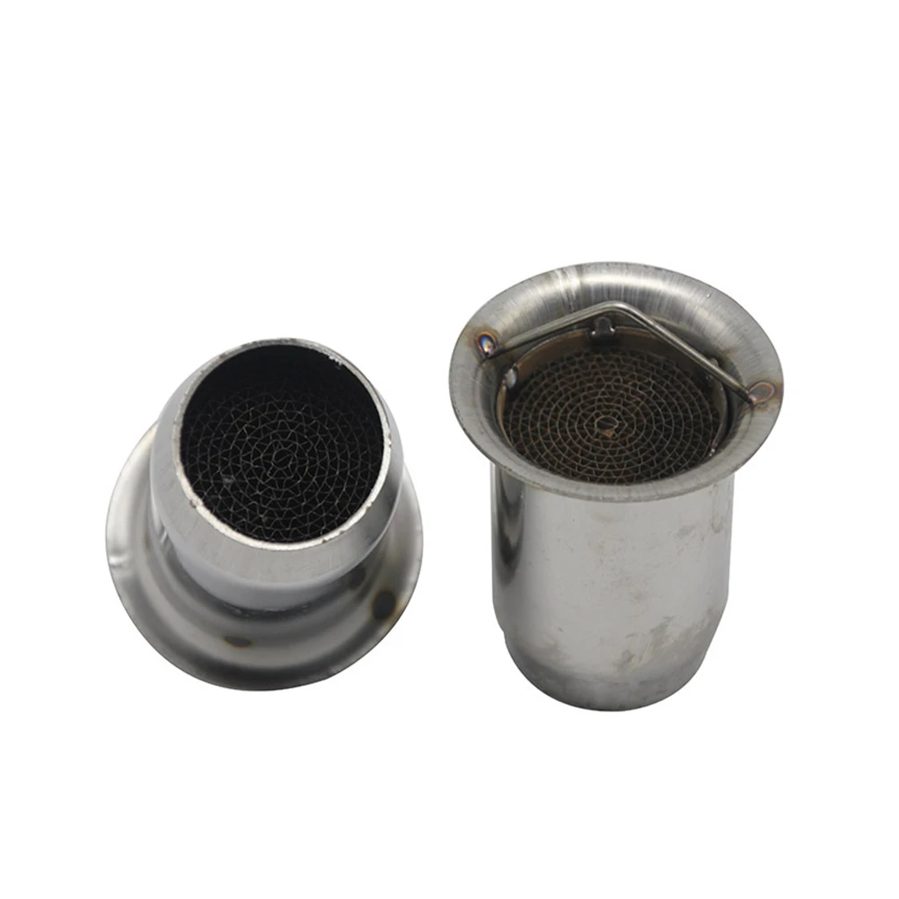 

51mm/60mm Motorcycle Universal Front Catalyst DB Killer Motorbike Silencer for Exhaust Muffler Noise Sound Eliminator
