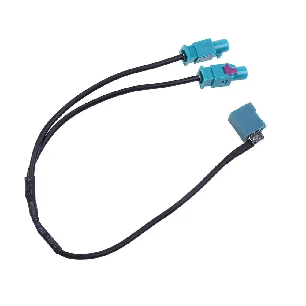 AM/FM радио антенна адаптер кабельные разъемы для FAKRA Fakra угловой разъем AUDI SEAT SKODA