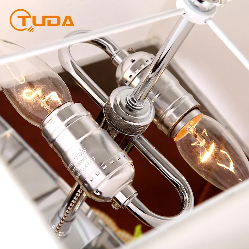 

TUDA Free Shipping European Luxury Modern Fashion Crystal Table Lamp for Bedroom Living Room Bedside Lamp Study Desk Lamp E27