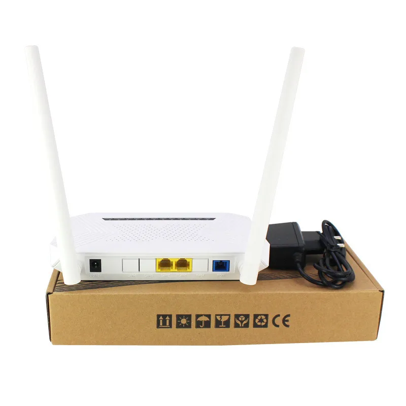 10 шт. ONU WiFi xpon 2 RJ45 FTTH волоконно оптический модем 20 км интеллектуальное