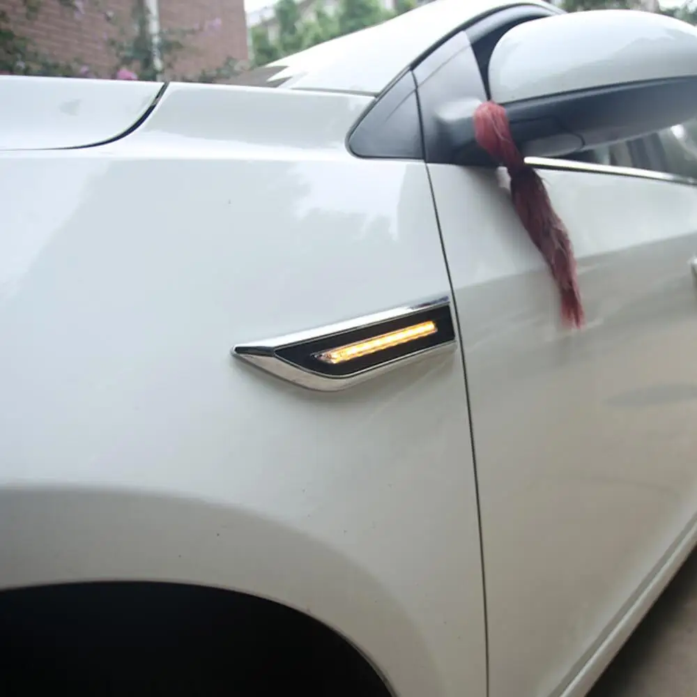 Светодиодный Боковой поворотный сигнал Color My Life стикер на передний Поворотный