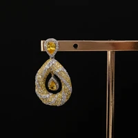 amorita boutique 925 sterling silver geo emerald zircon dangle earrings for wedding party dinner luxry earrings
