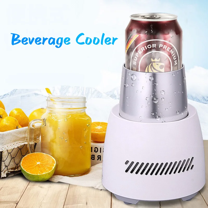 

Mini Fast Cooler Cup Electronic Cooling Cup USB Portable Fast Refrigeration Cup Smart Touch Drink Cooler Cup for Home/Office